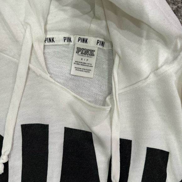 PINK White and Black Hoodie and Joggers Set - Picture 6 of 7